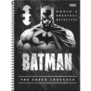 Caderno 1 Matéria Universitário Espiral Batman - Foroni