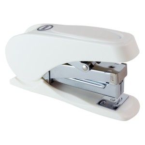 Grampeador Médio Plástico Easy Branco 24/6 - 26/6 20fls - Jocar Office