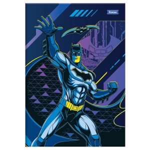 Caderno Brochura Universitário Capa Dura Batman 80 folhas - Foroni
