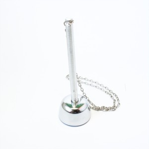 Caneta com Base Fixa - Cromada