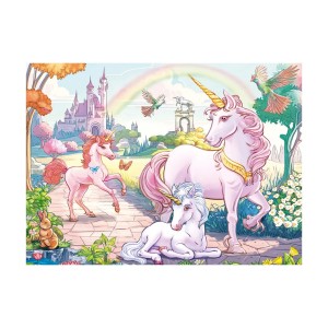 Quebra-cabeça 100 peças Unicórnios - Grow