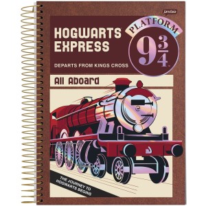Caderno 1 Matéria Universitário Espiral Harry Potter - Jandaia
