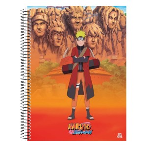 Caderno 1 Matéria Universitário Espiral Naruto - Animativa