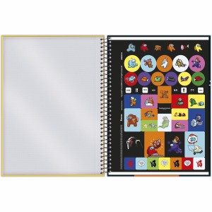 Caderno 10 Matérias Universitário Espiral Among Us - Foroni