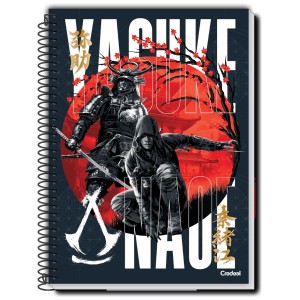 Caderno 10 Matérias Universitário Espiral Assassin's Creed - Credeal