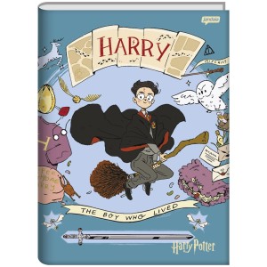 Caderno Brochurão Capa Dura Harry Potter 96 folhas - Jandaia