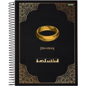 Caderno 1 Matéria Universitário Espiral Senhor dos Anéis - Jandaia