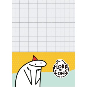 Caderno 1 Matéria Universitário Espiral Flork - Jandaia