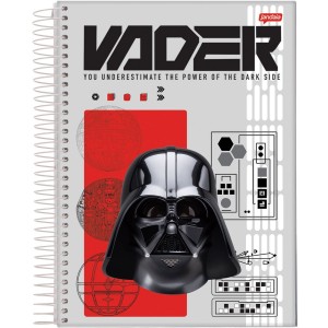 Caderno 1 Matéria Universitário Espiral Star Wars - Jandaia