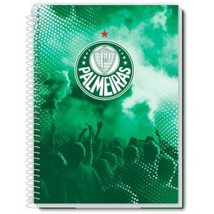 Caderno 16 Matérias Universitário Espiral Palmeiras - Credeal