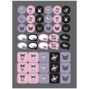 Caderno Brochurão Capa Dura Kuromi 80 Folhas - Jandaia