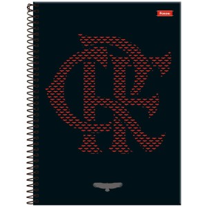 Caderno 10 Matérias Universitário Espiral Flamengo Fit - Foroni