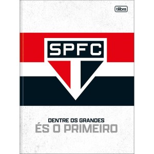 Caderno Brochurão Capa Dura São Paulo FC 80 Folhas - Tilibra