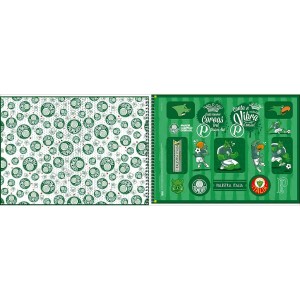 Caderno Palmeiras Cartografia e Desenho 80 folhas - Tilibra