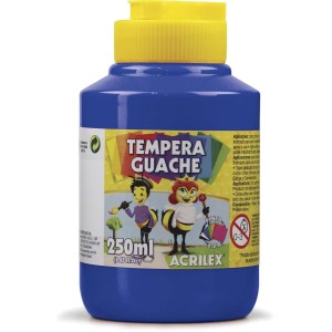 Tinta Guache 250ml Azul Turquesa - Acrilex
