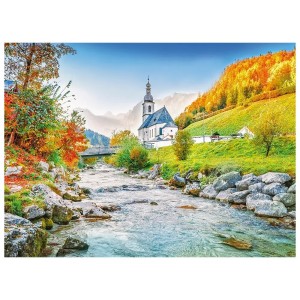 Quebra-cabeça 500 peças Riacho nos Alpes - Grow