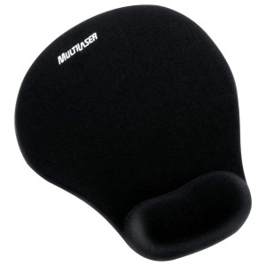 Kit Mouse Pad Com Apoio Gel Pequeno + Apoio de Pulso Dot para Teclado - Multilaser