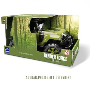 Jipe Render Force Florestal - Roma Brinquedos