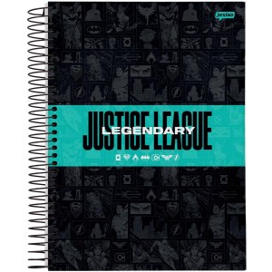 Caderno 1 Matéria Universitário Espiral Liga da Justiça - Jandaia