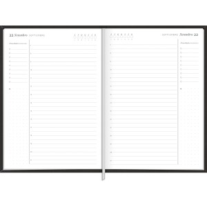 Agenda Executiva Costurada Diária 14,5 x 20,5 cm Prátika Permanente - Tilibra