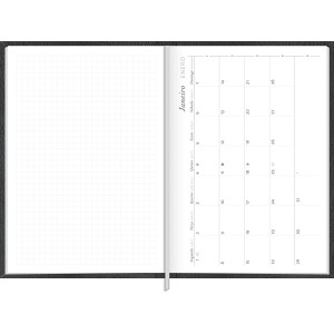 Agenda Executiva Costurada Diária 13,4 x 19,2 cm Torino 2024 - Tilibra