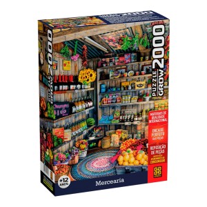Quebra-cabeça Puzzle 2000 peças Mercearia - Grow